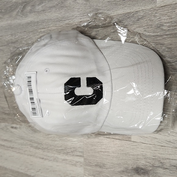 BRAND NEW! C LETTER DAD CAP HAT WHITE COLOR - Picture 2 of 3